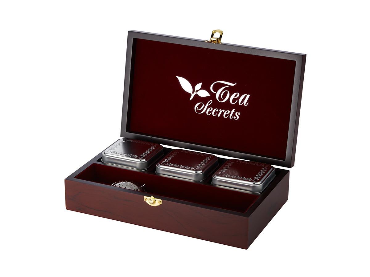 Puidust teekarp "Tea Secrets"
