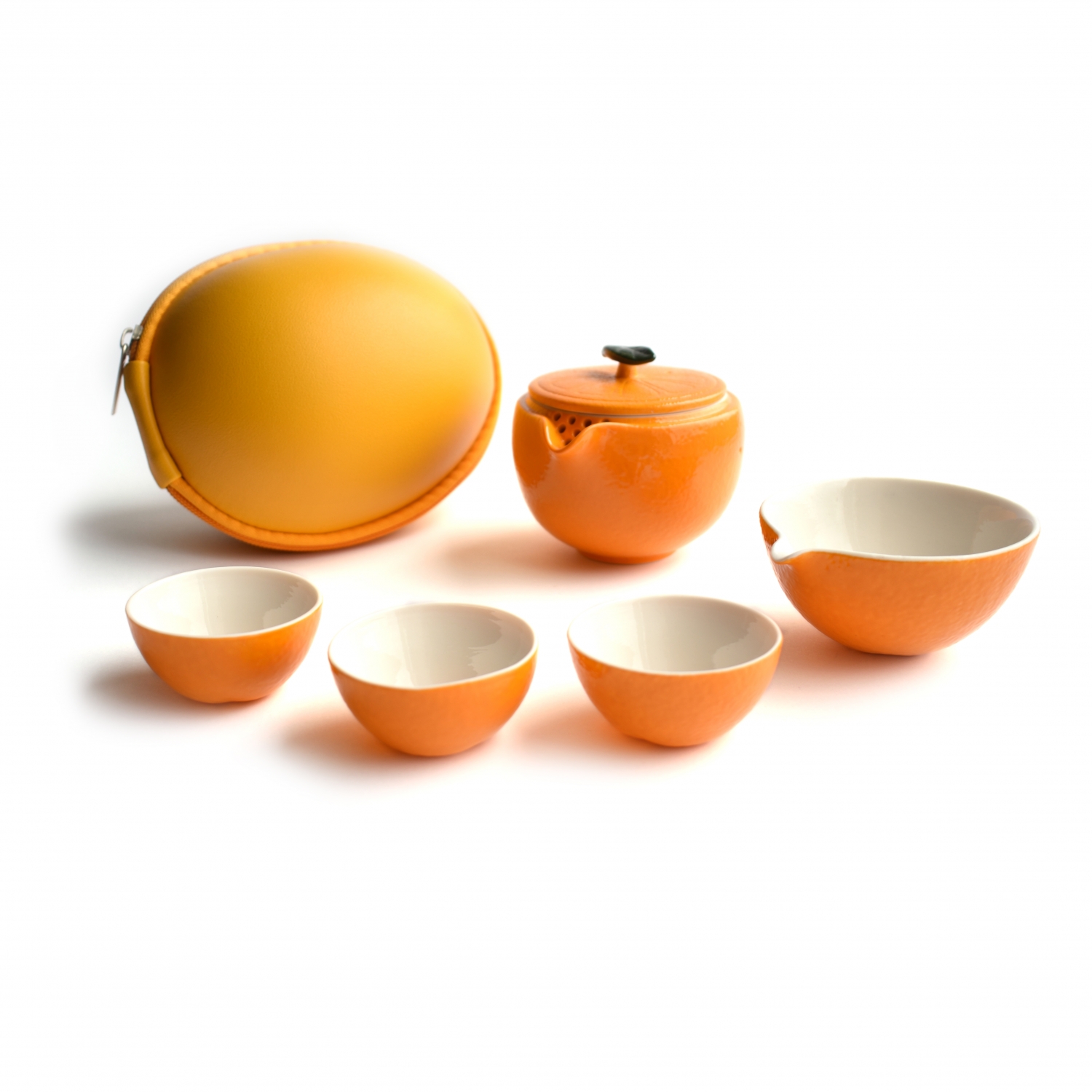 Travel tea set "orange" 210ml