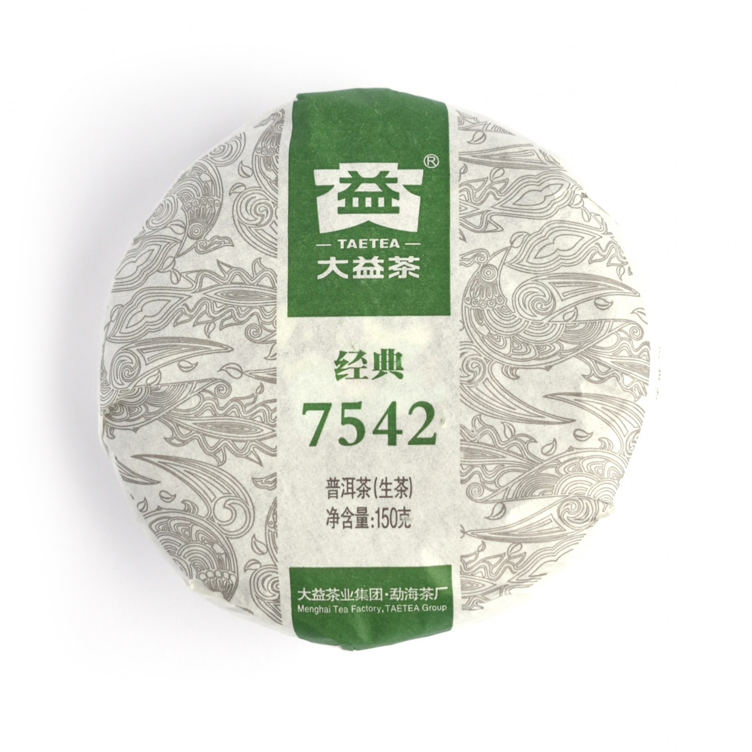 Shen puerh Da Yi 7542 150g